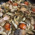 たまゴン♪'s cooksnap of when they made 縞ほっけの干物DEアクアパッツァ‼️.