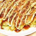 hitomi♪＊'s cooksnap of when they made ☆モダン焼き☆お好み焼き(覚え書き).