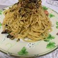 クックあさみちゃん's cooksnap of when they made バター醤油味の明太＆高菜パスタ.