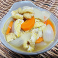 料理男子部's cooksnap of when they made ほっこり✿玉ねぎと人参とお揚げさんの煮物.