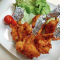 あんまかろん☆'s cooksnap of when they made 3ステップで簡単♪チューリップから揚げ.