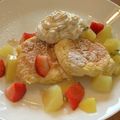 COM☆COM♪'s cooksnap of when they made スフレパンケーキ＊型なし.