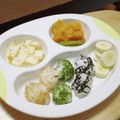 nao✳︎21's cooksnap of when they made 離乳食後期　手づかみ　おにぎり.