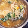 jiin's cooksnap of when they made 小松菜と春雨の中華スープ.