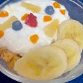 やよい・M's cooksnap of when they made グラノーラのバナナヨーグルトパフェ.