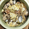 アポジーキティー's cooksnap of when they made キャベツとあさりの酒蒸し.