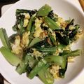 reitry's cooksnap of when they made 小松菜とじゃこの炒め物.