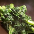 milestone★'s cooksnap of when they made 春菊のバター醤油炒め.