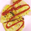 友梨香ママ's cooksnap of when they made 簡単！明太ポテサラ オープンオムレツ.