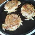 stav's cooksnap of when they made ☆簡単！山芋と豆腐でふわふわお好み焼き☆.