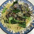 ビキナーもんちゃん's cooksnap of when they made 菜の花とあさりのパスタ.
