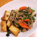 ☆かほｍａｍａ☆'s cooksnap of when they made 厚揚げと豚肉のオイスターソース炒め.