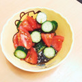 ★ぴよぴよ501★'s cooksnap of when they made トマトとキュウリのもずく酢和え.