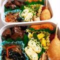 上野食堂's cooksnap of when they made ☆きぬさやとコーンのバターソテー☆お弁当.