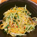 めぐごはん☆'s cooksnap of when they made からすみと水菜のスパゲティー♬.
