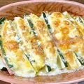 ヌーシ's cooksnap of when they made ズッキーニとはんぺんのチーズ焼き.