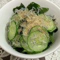 アクアマリンk's cooksnap of when they made 簡単！きゅうりとわかめ・ちりめんの酢の物.