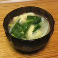Asato★'s cooksnap of when they made 小松菜と大根の味噌汁♪.