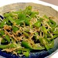 moco☆maru's cooksnap of when they made めんつゆでピーマンとじゃこの炊いたん.