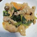 抹茶ちゃちゃ's cooksnap of when they made 鶏肉とチンゲン菜のオイマヨ炒め.