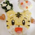 クック0SXV8D☆'s cooksnap of when they made 園児キャラ弁 しまじろう.