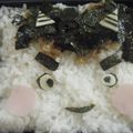 3姉妹ちゃんママ's cooksnap of when they made 節分☆キャラ弁☆鬼くん.