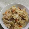 MUJIRUSI☆'s cooksnap of when they made やきとり缶で炊き込みご飯.