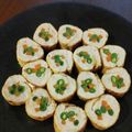 L0TUSR00TS's cooksnap of when they made 鶏挽肉と野菜の油揚げくるくる巻き♪.