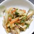 めなよ's cooksnap of when they made コチュジャンを使って回鍋肉風いため.