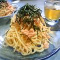 fluegel's cooksnap of when they made ☆食欲増進☆明太子(タラコ)スパゲティー.