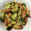 HappyYumi's cooksnap of when they made お弁当にも！ウインナー卵ブロッコリー☆.