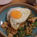gomibaco's cooksnap of when they made 【簡単・本格】タイ風♩鶏挽肉ガパオライス.