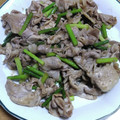 55才のおじさん's cooksnap of when they made 5分で完成！豚肉とにんにくの芽炒め.