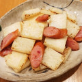かなりんココりん's cooksnap of when they made 長いもとソーセージのガーリックバター炒め.