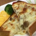 きっかママ's cooksnap of when they made 絶品！レンジで簡単舞茸味噌トースト.