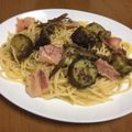 okapi☆☆'s cooksnap of when they made とろけるナスとベーコンのペペロンチーノ.