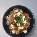 アクセル☆'s cooksnap of when they made 柿の種チーズねこまんま！.