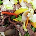 tubba's cooksnap of when they made 牛肉の味噌野菜炒め.