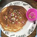 ノビル's cooksnap of when they made ＊バナナのもっちりホットケーキ＊.