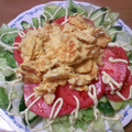 minmin!'s cooksnap of when they made お野菜たっぷりの炒り卵のサラダ☆.