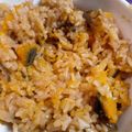 ＊ゆかまる＊'s cooksnap of when they made 塩昆布で美味しい！かぼちゃの炊き込みご飯.