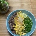 横浜まりん's cooksnap of when they made 地元民が作る！下関名物瓦そば.