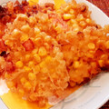 あーこ姐's cooksnap of when they made 旬！トウモロコシとハムのかき揚げ♪.