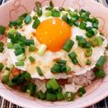 あーこ姐's cooksnap of when they made *♪チンする卵とろろの朝ごはん♪*.