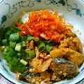 バウンド's cooksnap of when they made 鯖缶で♪鯖とキムチの冷やしうどん.