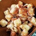 ★ゆむ★'s cooksnap of when they made くるみ入り・パン耳のかりんとう.