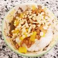 Nat728's cooksnap of when they made 納豆好き必見！簡単♪たくあん入り納豆ご飯.