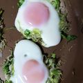 かずひろかあさん's cooksnap of when they made あまった千切りキャベツde目玉焼き.