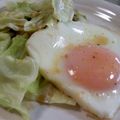 海ガメ's cooksnap of when they made 春キャベツと…☆ベーコンエッグ.