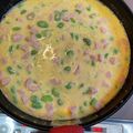 クック茶々茶's cooksnap of when they made そら豆とソーセージのオープンオムレツ.